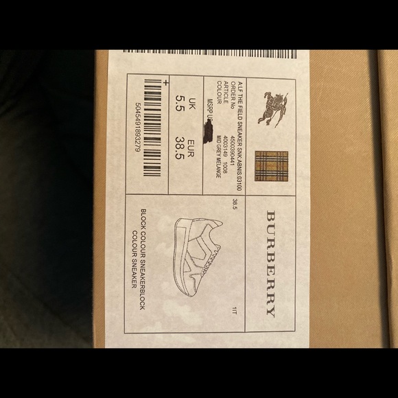 Burberry Block Colour Field Sneaker - Picture 3 of 3